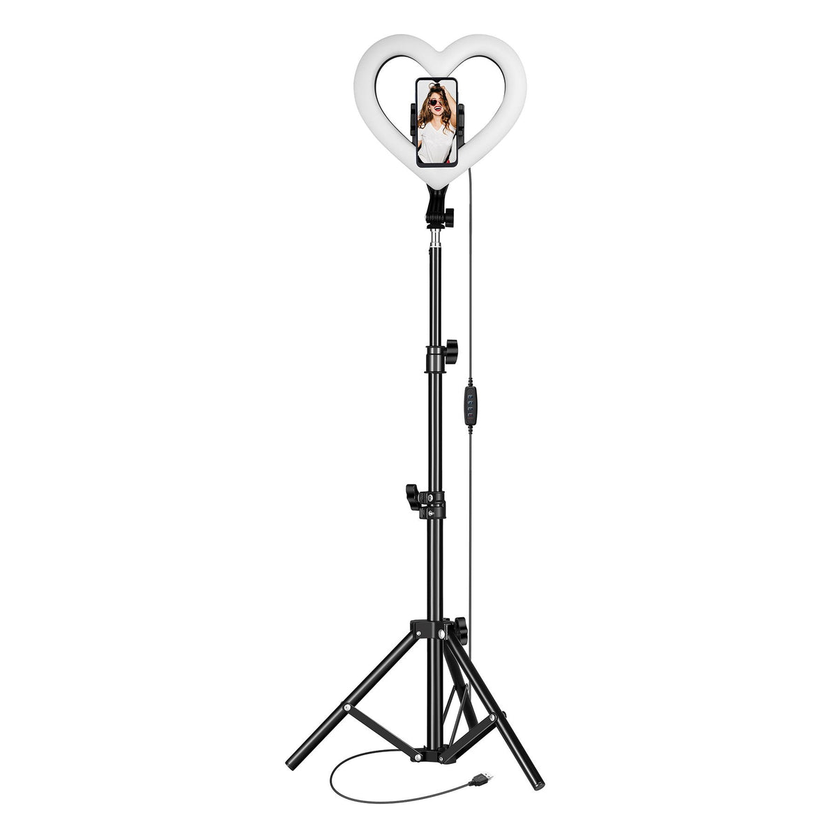 Ring Light 10" LED Professionnelle + Trépied – Streaming, Photo & Création de Contenu
